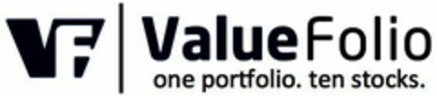 VF VALUE FOLIO ONE PORTFOLIO. TEN STOCKS. Logo (USPTO, 05/11/2011)