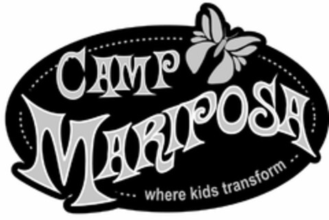 CAMP MARIPOSA WHERE KIDS TRANSFORM Logo (USPTO, 07.10.2011)