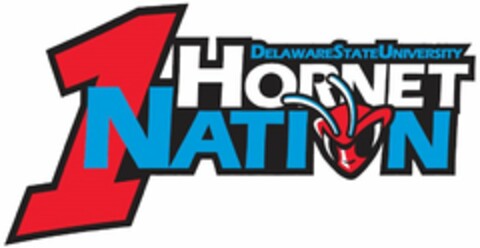 1 HORNET NATION DELAWARE STATE UNIVERSITY Logo (USPTO, 10.07.2012)