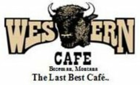 WESTERN CAFE BOZEMAN, MONTANA THE LAST BEST CAFÉ Logo (USPTO, 27.09.2012)