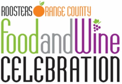 ROOSTERS ORANGE COUNTY FOOD AND WINE CELEBRATION Logo (USPTO, 06.08.2013)