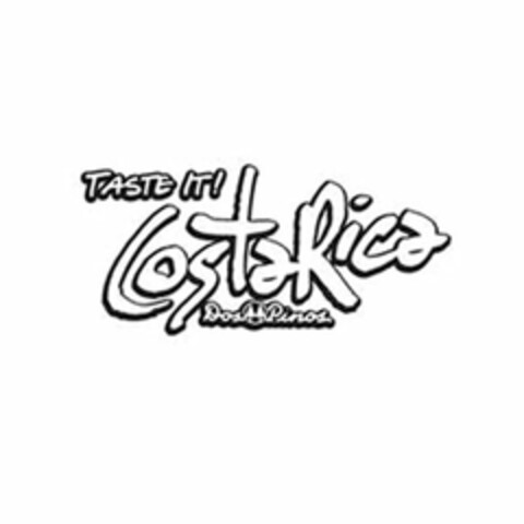 TASTE IT! COSTA RICA DOS PINOS Logo (USPTO, 08/14/2013)