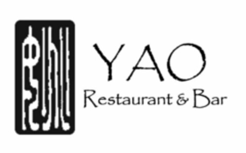 YAO RESTAURANT & BAR Logo (USPTO, 09.04.2014)