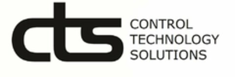 CTS CONTROL TECHNOLOGY SOLUTIONS Logo (USPTO, 07/25/2016)