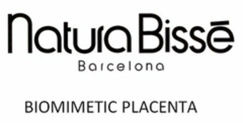 NATURA BISSE BARCELONA BIOMIMETIC PLACENTA Logo (USPTO, 27.04.2017)