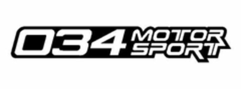 034 MOTOR SPORT Logo (USPTO, 14.02.2018)