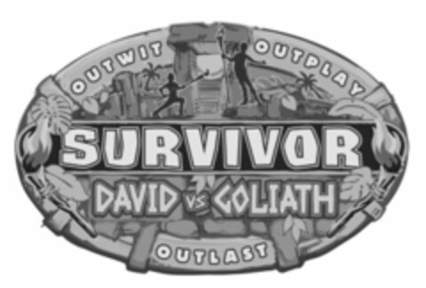 SURVIVOR OUTWIT OUTPLAY OUTLAST DAVID VS. GOLIATH Logo (USPTO, 06/07/2018)