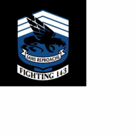 SANS REPROACHE FIGHTING 143 Logo (USPTO, 10.08.2018)