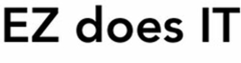 EZ DOES IT Logo (USPTO, 05/02/2019)