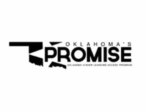 OKLAHOMA'S PROMISE OKLAHOMA HIGHER LEARNING ACCESS PROGRAM Logo (USPTO, 08.05.2019)