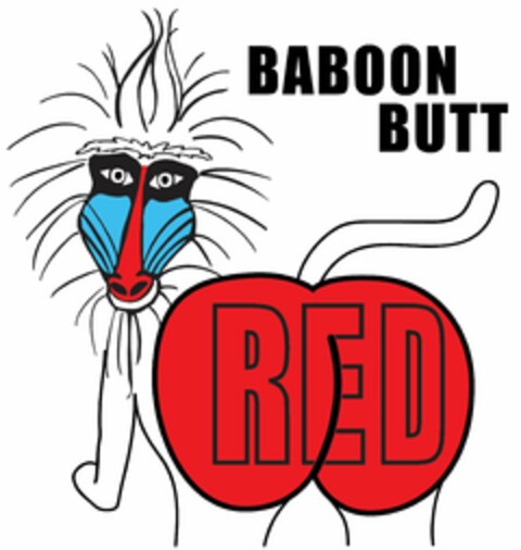 BABOON BUTT RED Logo (USPTO, 03.06.2019)