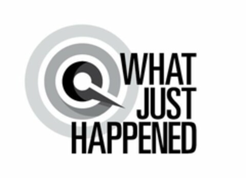 WHAT JUST HAPPENED Logo (USPTO, 19.06.2019)