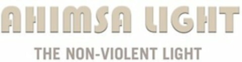 AHIMSA LIGHT THE NON-VIOLENT LIGHT Logo (USPTO, 01.07.2019)