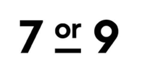 7 OR 9 Logo (USPTO, 29.08.2019)