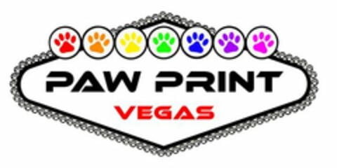 PAW PRINT VEGAS Logo (USPTO, 02.02.2020)