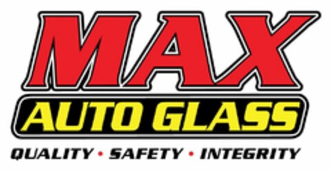 MAX AUTO GLASS QUALITY · SAFETY · INTEGRITY Logo (USPTO, 06/03/2020)