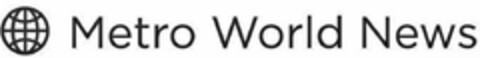 METRO WORLD NEWS Logo (USPTO, 08/03/2020)