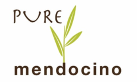 PURE MENDOCINO Logo (USPTO, 05/28/2009)