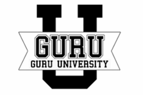 GURU U GURU UNIVERSITY Logo (USPTO, 22.09.2009)