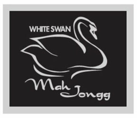 WHITE SWAN MAH JONGG Logo (USPTO, 17.08.2010)