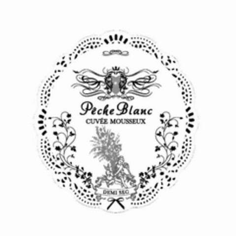 PECHE BLANC CUVEE MOUSSEUX DEMI SEC Logo (USPTO, 26.08.2010)