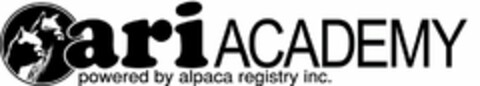 ARIACADEMY POWERED BY ALPACA REGISTRY INC. Logo (USPTO, 19.05.2011)