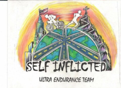 SELF INFLICTED ULTRA ENDURANCE TEAM Logo (USPTO, 17.09.2011)