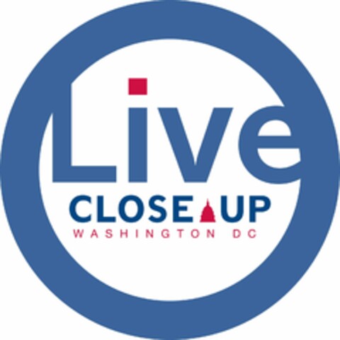 LIVE CLOSE UP WASHINGTON DC Logo (USPTO, 25.10.2011)