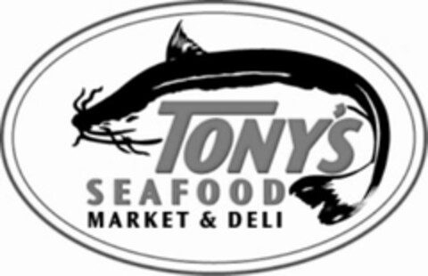 TONY'S SEAFOOD MARKET & DELI Logo (USPTO, 30.03.2012)