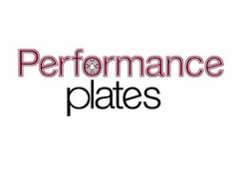 PERFORMANCE PLATES Logo (USPTO, 13.06.2012)