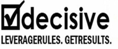 DECISIVE LEVERAGERULES. GETRESULTS. Logo (USPTO, 25.06.2012)