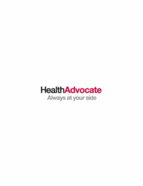 HEALTHADVOCATE ALWAYS AT YOUR SIDE Logo (USPTO, 17.08.2012)