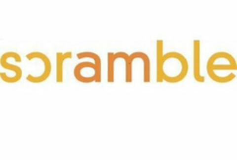 SCRAMBLE Logo (USPTO, 28.08.2012)