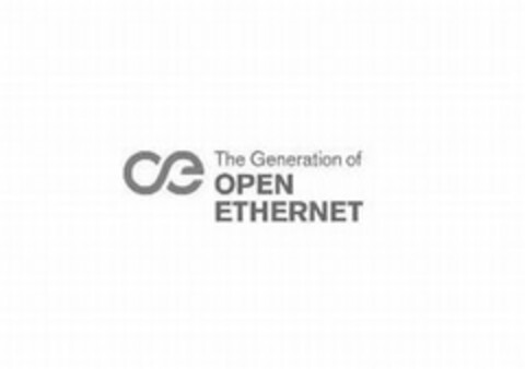 OE THE GENERATION OF OPEN ETHERNET Logo (USPTO, 21.04.2013)