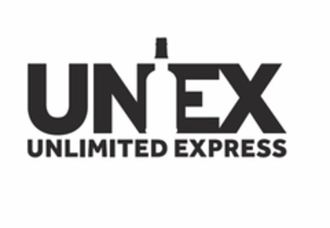 UNEX UNLIMITED EXPRESS Logo (USPTO, 30.07.2013)