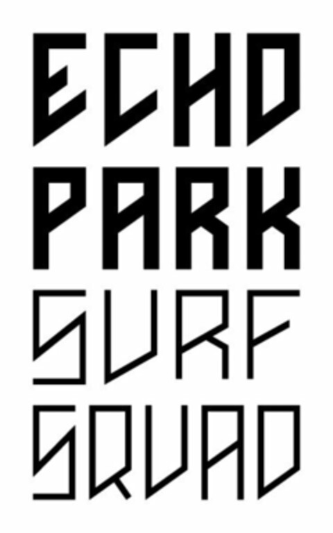 ECHO PARK SURF SQUAD Logo (USPTO, 10/23/2013)