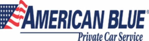 AMERICAN BLUE PRIVATE CAR SERVICE Logo (USPTO, 26.08.2014)