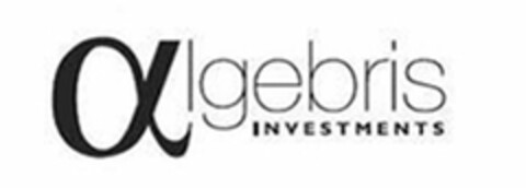 ALGEBRIS INVESTMENTS Logo (USPTO, 03.10.2014)