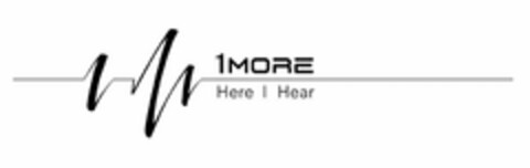 1 MORE HERE I HEAR Logo (USPTO, 02.12.2014)