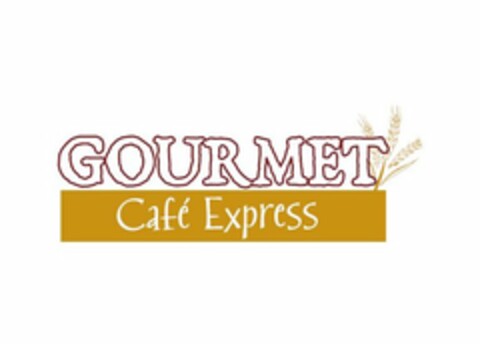 GOURMET CAFE EXPRESS Logo (USPTO, 24.07.2015)