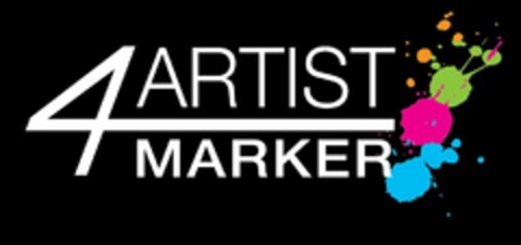 4 ARTIST MARKER Logo (USPTO, 24.08.2015)