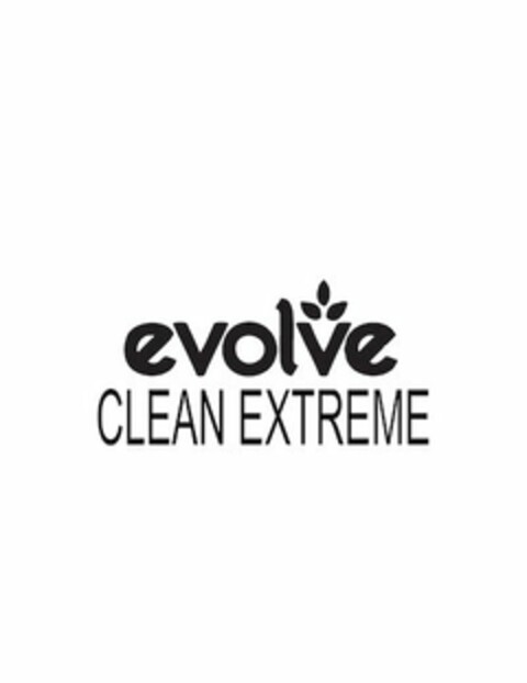 EVOLVE CLEAN EXTREME Logo (USPTO, 12/28/2015)