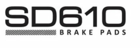 SD610 BRAKE PADS Logo (USPTO, 03.11.2016)