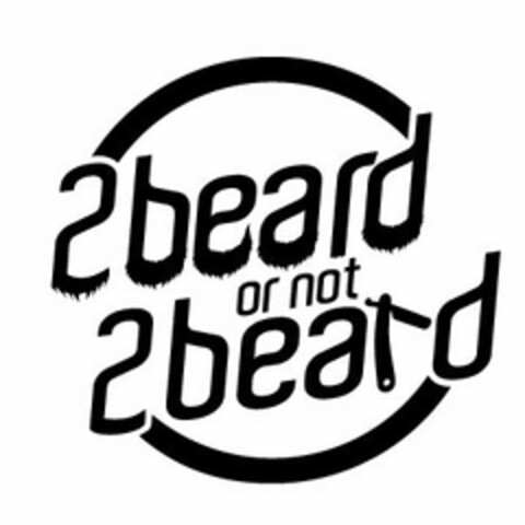 2 BEARD OR NOT 2 BEARD Logo (USPTO, 05.12.2016)