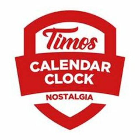 TIMOS CALENDAR CLOCK NOSTALGIA Logo (USPTO, 30.06.2017)