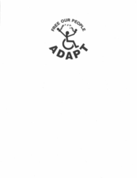 FREE OUR PEOPLE ADAPT Logo (USPTO, 19.07.2017)