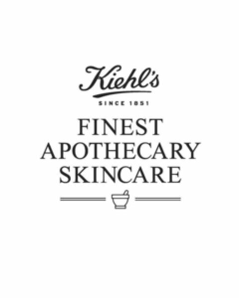 KIEHL'S SINCE 1851 FINEST APOTHECARY SKINCARE Logo (USPTO, 19.10.2017)