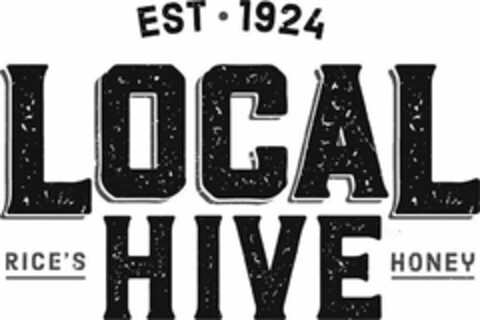 LOCAL HIVE RICE'S HONEY EST · 1924 Logo (USPTO, 14.02.2018)