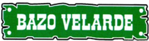 BAZO VELARDE Logo (USPTO, 13.07.2018)