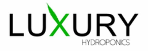 LUXURY HYDROPONICS Logo (USPTO, 28.08.2018)